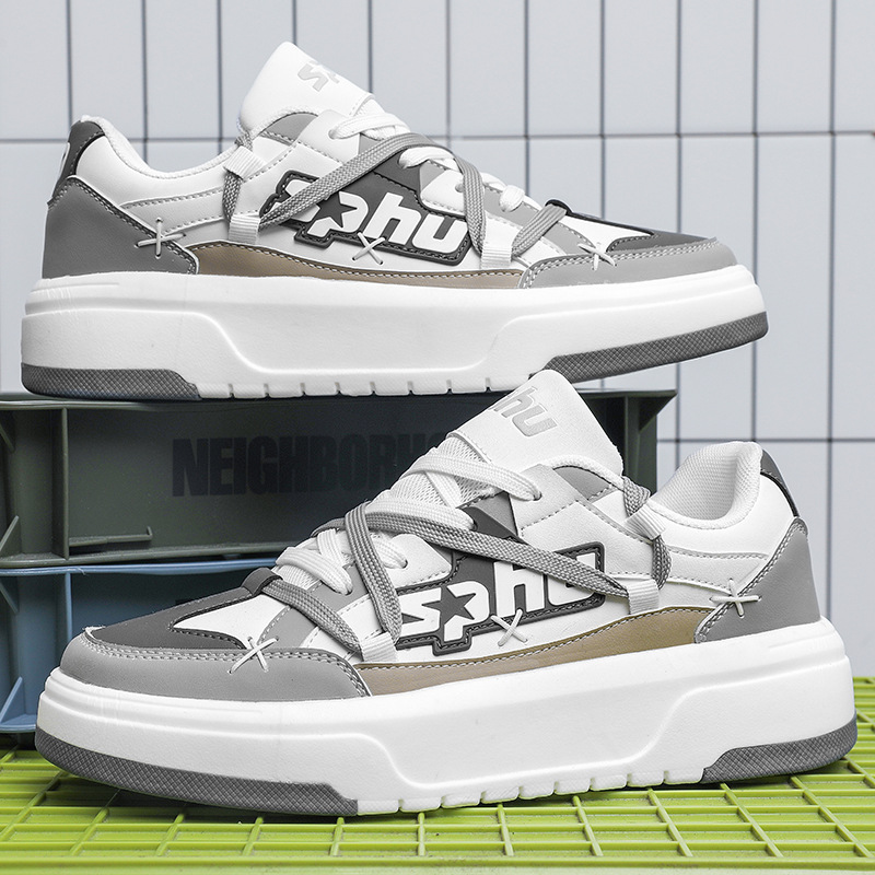 Nuevos zapatos de skate de tendencia de nicho zapatos de carrera casuales zapatos de moda retro de suela gruesa estudiantes