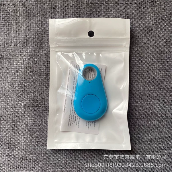 Drop -shaped blue [PE bag+battery+instructions] Spot fast hair
