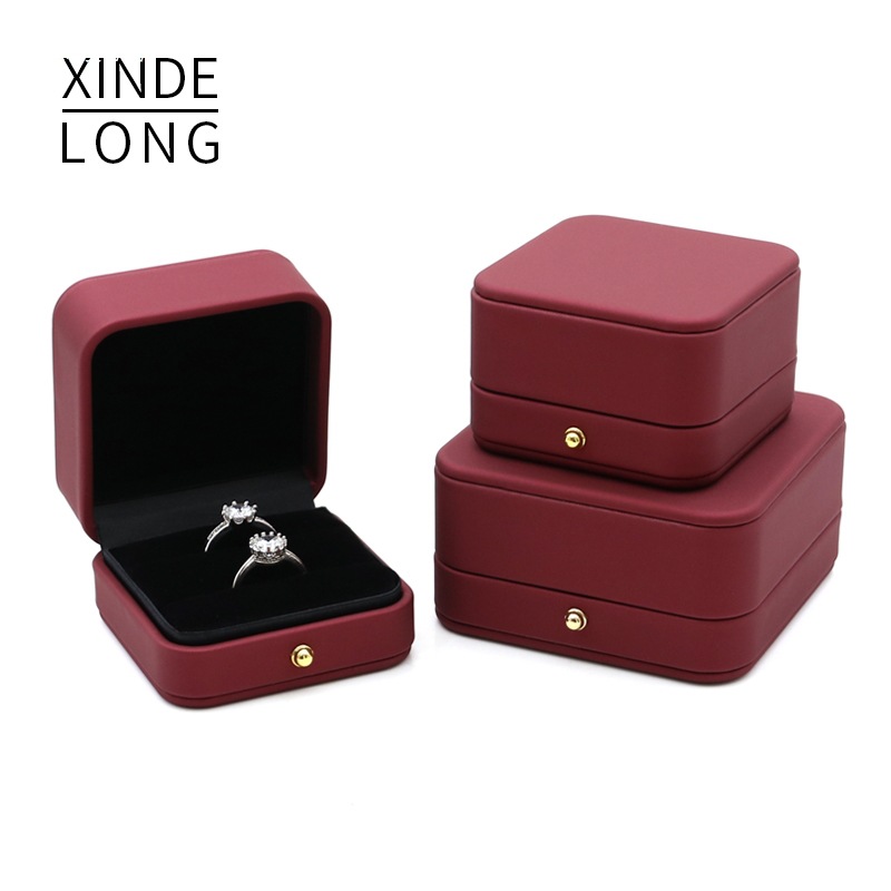 Jewelry Packaging Box, Creative Pair of Ring Boxes, Proposal Ring Boxes, Necklace Boxes, Hand-Made Glazed Factory