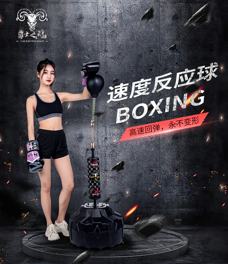 ~廣隆~勇士之魂 升級款 立式拳擊靶 反應靶 沙包 速度球 拳擊 運動 拳擊靶 拳擊球 反彈球 拳擊沙包 反彈球