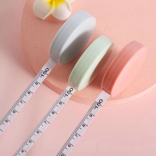 Cute Nordic small tape measure, simple portable soft tape measure, measuring bust, hip, waist, clothes ruler, measuring height ruler