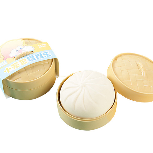 Factory-direct supply: Stress-relieving, squishy simulation Char Siu bao, slow-rebound 