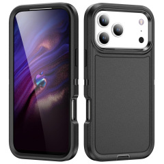 iPhone17ProMax 防衛用 3 耐衝撃電話ケース Apple 16Pro フラット 15 落下防止 14 保護カバーに適しています。
