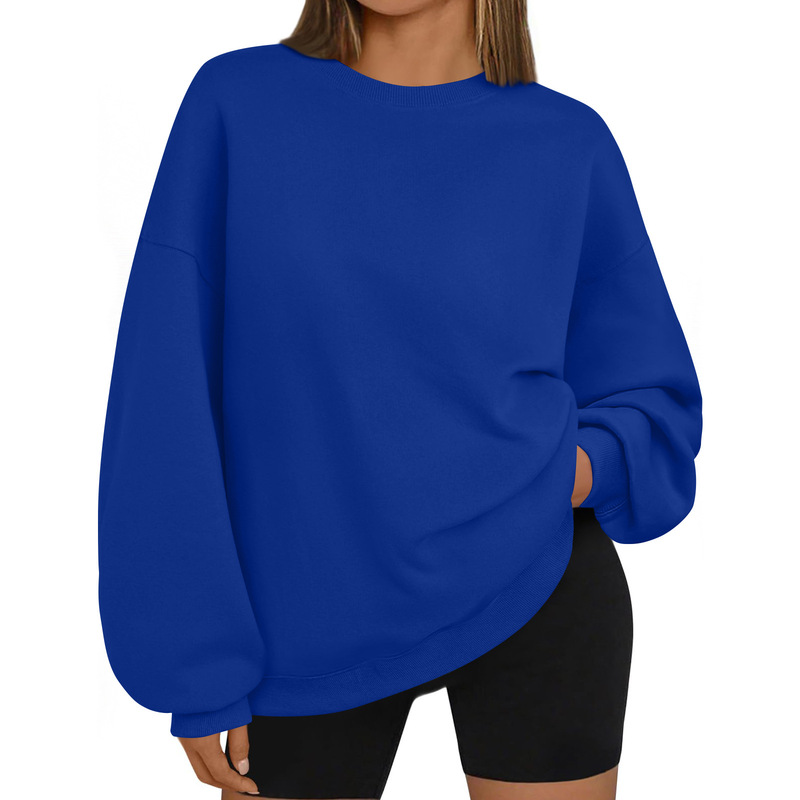 Velvet Daily Autumn and Winter Loose Sports Round Neck Sweatshirts for Men and Women, Korean Sweatshirts, Casual Tops