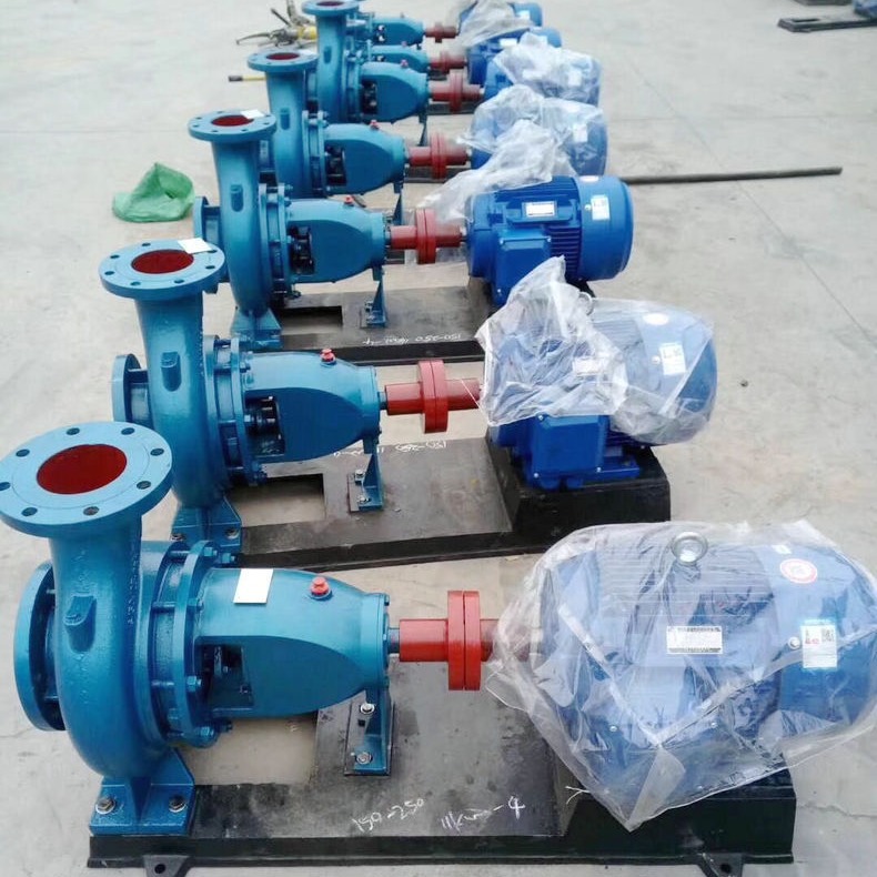 厂家供应  低噪音管道消防泵  ISG50-160直连式泵 卧式管道离心泵