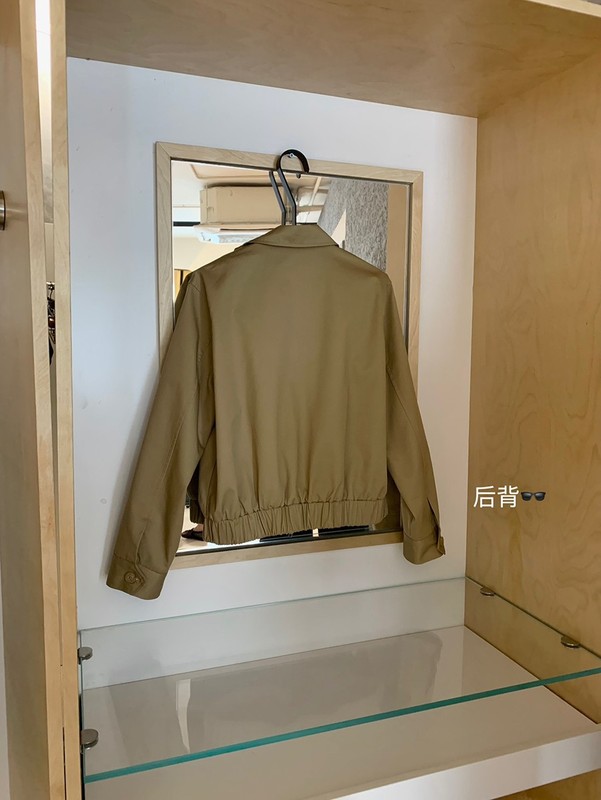WGWE拉夫女孩秋季简约风气质减龄百搭宽松翻领正肩短外套女W6888|undefined