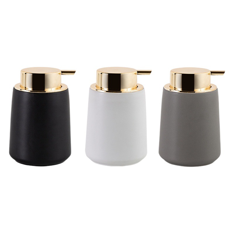 Botella de loción de presión de baño Botella de desinfectante de manos Botella de enjuague bucal Taza Bandeja Artículos sanitarios Juego de artículos para el hogar del hotel