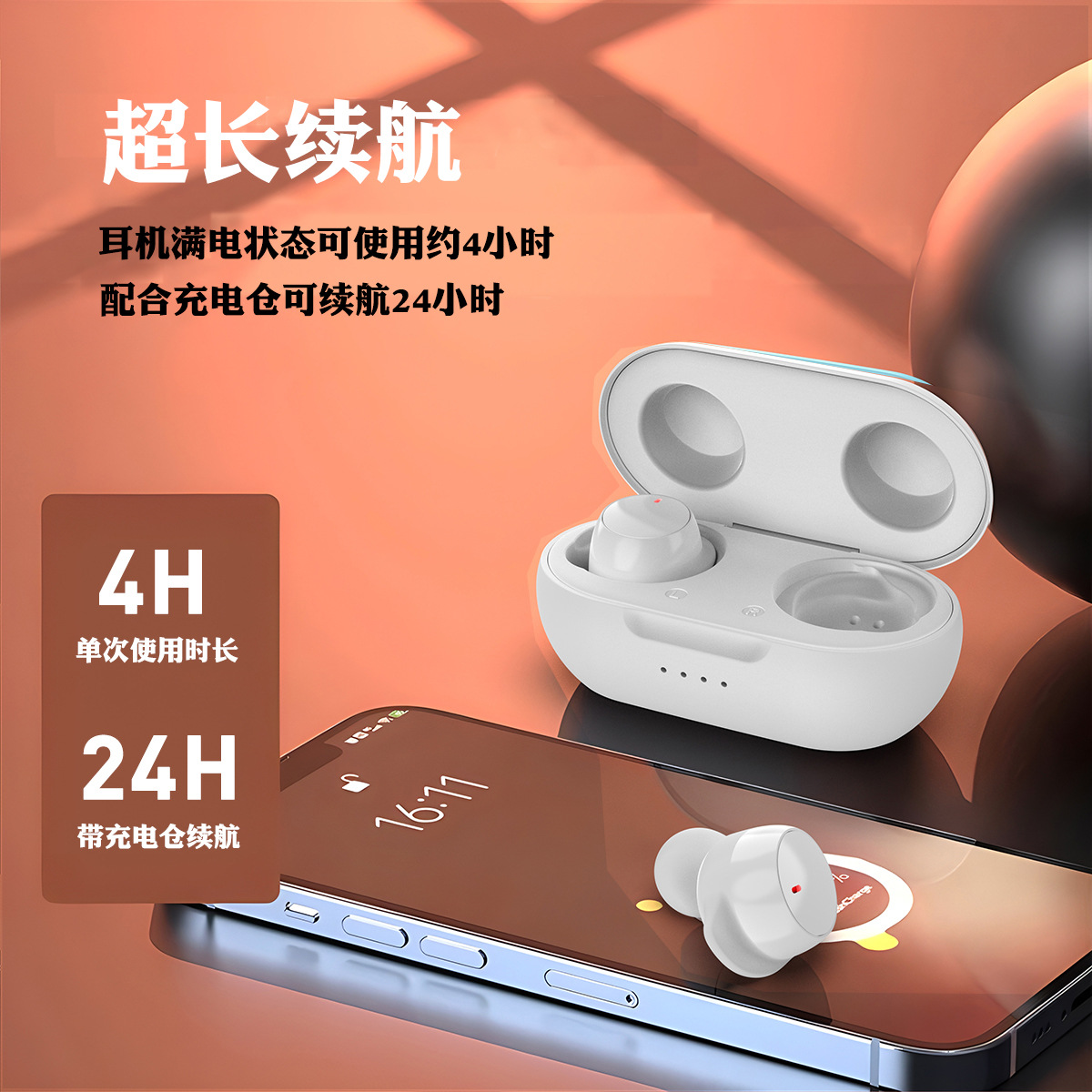 Transfronterizo nuevo TS10 macaron inalámbrico en la oreja los auriculares Bluetooth deportes auriculares de color al por mayor etiqueta engomada del pelo código de barras