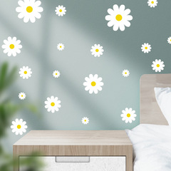 White Daisy Wall Sticker Self-Adhesive Eco-Friendly Living Room Bedroom Decor Sticker
