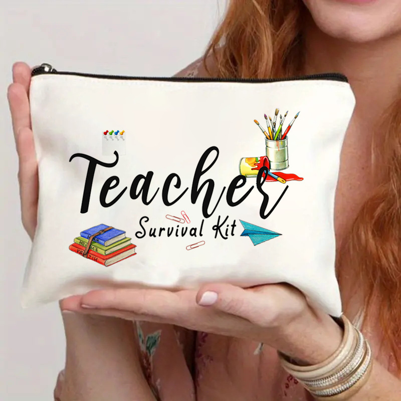 Día del maestro transfronterizo estudiantes maestros maquillaje de pintura al óleo día del maestro maestros maquillaje de pintura al óleo Amazon venta caliente bolsa