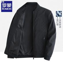 夹克男士新款休闲 棒球服男装2025春秋上衣中年外套茄克衫男