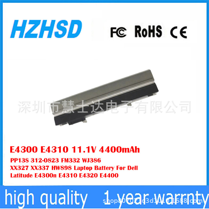 For Dell Latitude E4300N Xx337 E4320 E4400 Battery E4300 E4310