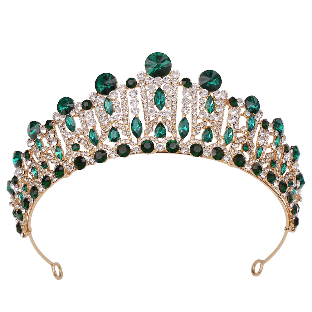 Bridal Shiny Women's Solid Color Alloy Rhinestone Diamond Crown display picture 24