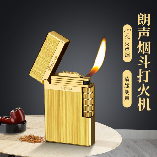 MF893 crisp and clear sound lighter pipe cigar lighting inflatable oblique fire lighting cigarette factory direct sales wholesale