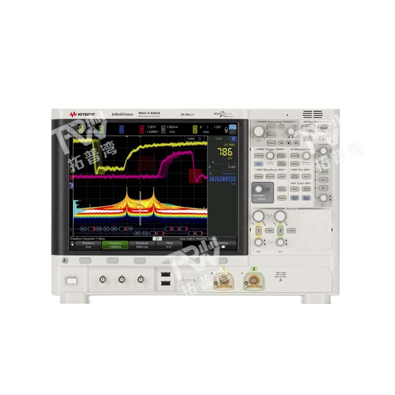 Keysight 1GHz 至 6GHz 2+16组合通道 MSOX6002A 混合信号示波器