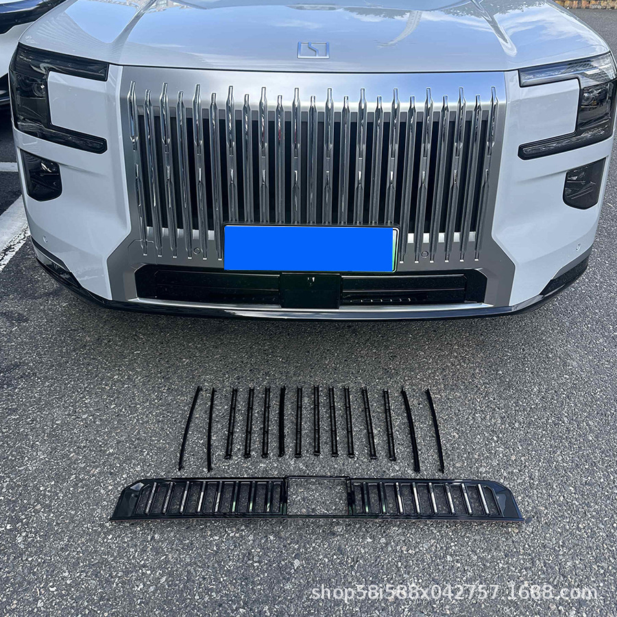 Suitable for Zeekr 9X Upper and Lower Insect-Proof Net Set, Insect-Proof Net Modification for Front Face, No-Disassembly Dust Protection Cover Modification Parts