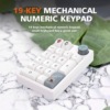 Darmoshark Digital Mechanical Keyboard K3PRO full key hot insertion green shaft RGB backlight three -mode PBT keycap