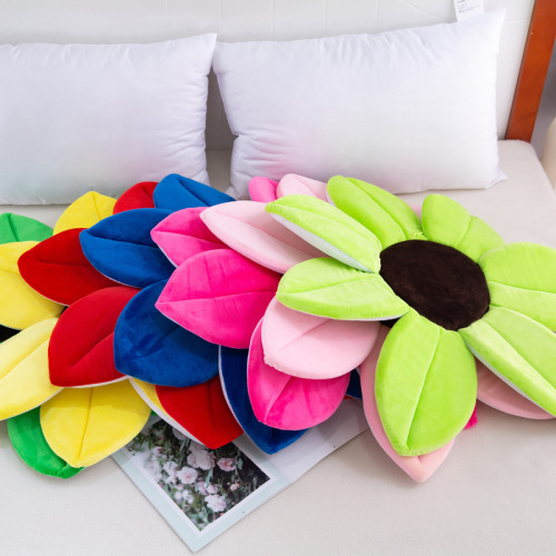 Creative new bath flower bath mat cute cartoon simulation flower cushion plush toy creative sofa dining chair cushion