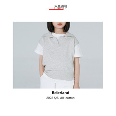 New 2020 Cross-border Children's Sweatshirt Baby Vest for Boys and Girls Knit Sleeveless Turtleneck Back Vest