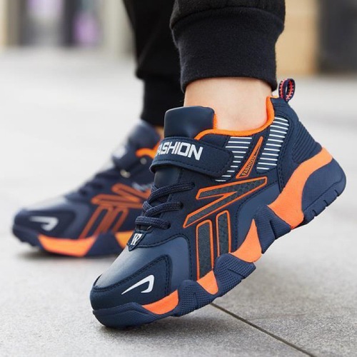 Boys' shoes for 4-15 years old, suitable for spring and autumn/winter, waterproof, large children's sports shoes for boys, student children's shoes, running shoes for boys