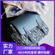 DI家 女士斜挎包 马鞍包 单肩差包 男女通用 信使包刺绣经典