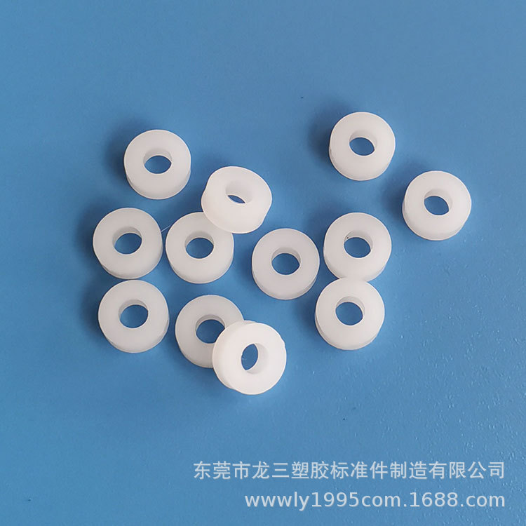 龙三供应尼龙直通管7*3*2.5mm圆体双通绝缘隔离柱