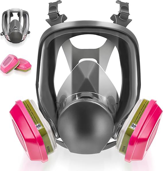 전면 마스크 + 60926 독 필터 상자 한 쌍