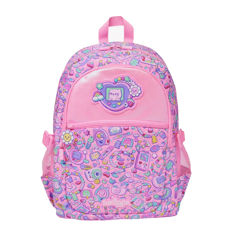 Smiggle grande kt Stitch mochila de gran capacidad de descompresión de doble hombro de dibujos animados