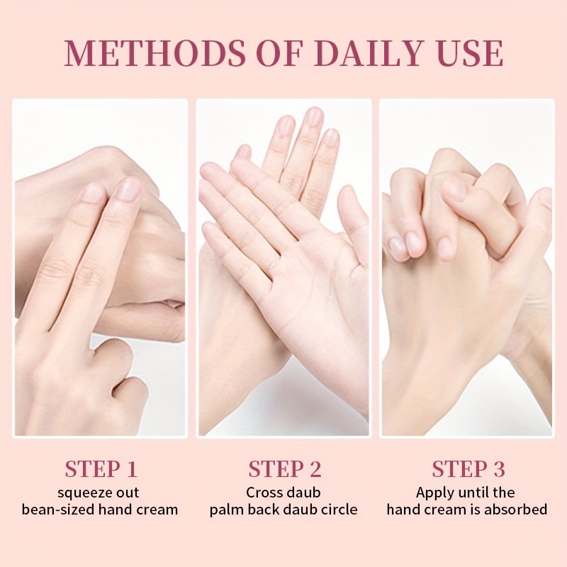 USHAS Comercio exterior europeo y americano Cross-border Rose Crema de manos de doble tubo Hidratante Hidratante Hidratante Hidratante, Anti-seco y agrietado Hidratante HA204