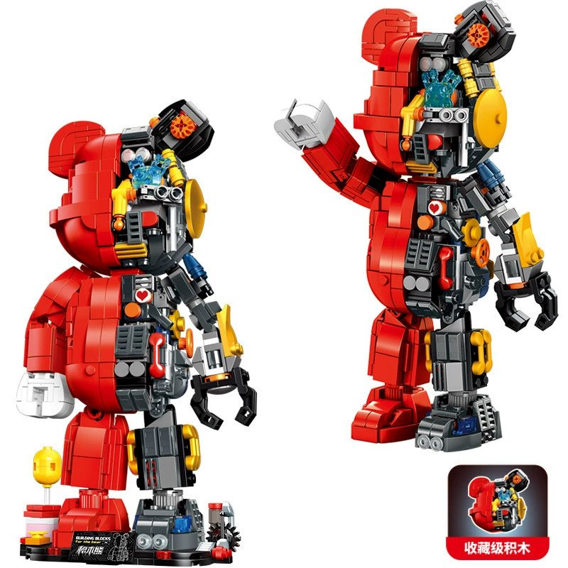 (Cross-border trading), mechanical constructor, minifigure, DIY, small particles, Birthday gift