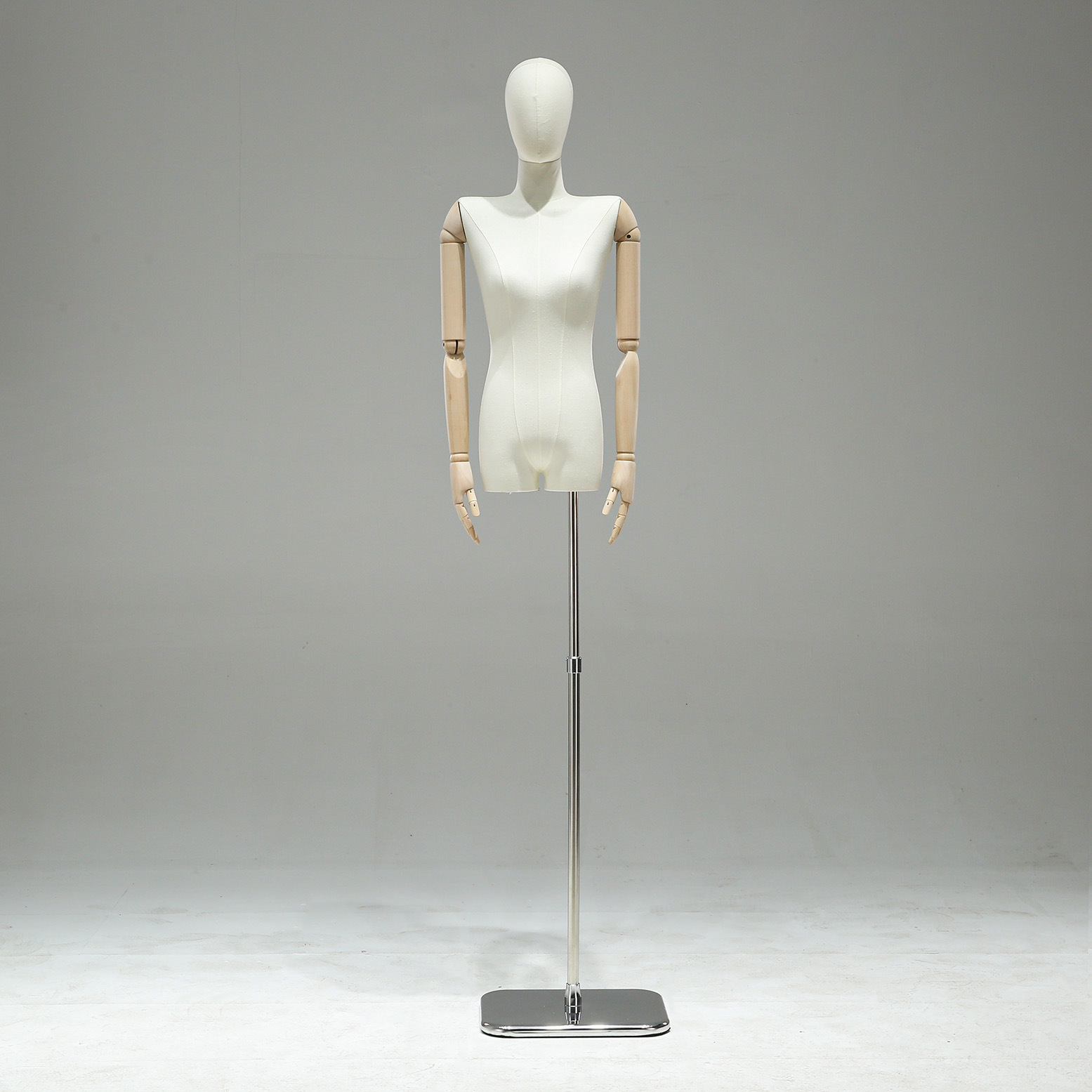 Tienda de ropa coreana colgante de hombro plano modelo de mano accesorios ventanas de mujer y mujer mitad de cuerpo maniquí modelo de muñeca estante de exposición
