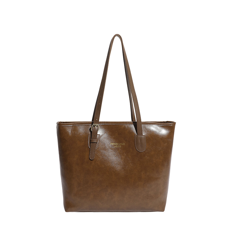 Bolsa de viaje retrógrada para mujeres 2026 otoño y invierno nuevo estilo versátil bolso de hombro de tendencia Maillard bolso de brazo
