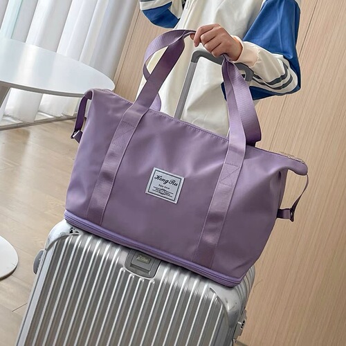 Large-capacity travel bag for women, extra-large trolley handbag for travel, portable maternity storage bag, sports fitness bag, luggage bag