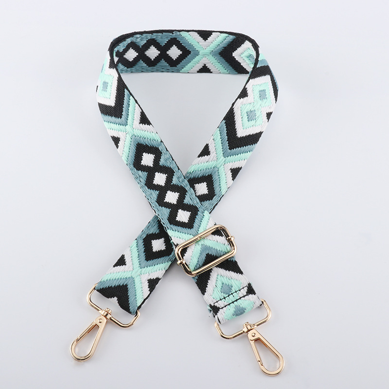 Color Block Pattern 1 Piece Polyester Color Block Bag Strap