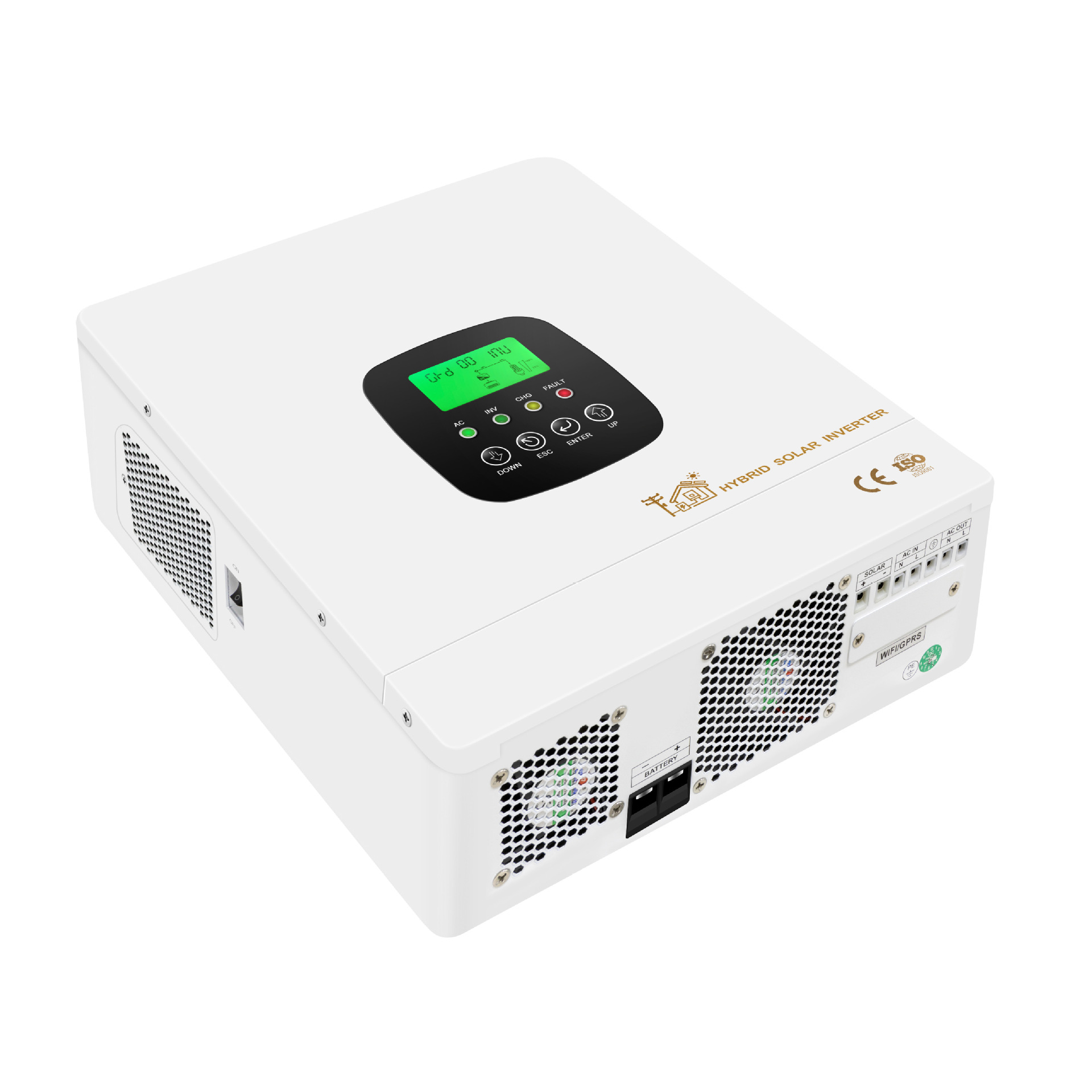 Inversor híbrido solar, almacenamiento de energía fotovoltaica, inversor fuera de la red, 3.3KW, 6.3KW, 10.3KW, 12.3KW