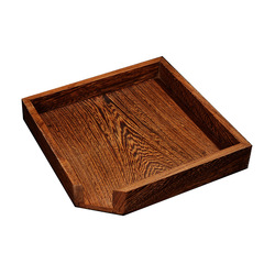 2F solid wood tea tray, rosewood, divided tea tray, zhenjiu wood Pu'er tea opening tray, Pu'er tea splitting tray, Kung Fu tea set, no accessories