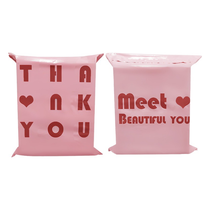 Bolsa Express bolsa de embalaje bolsa de impresión Rosa engrosada bolsa de embalaje impermeable bolsa de embalaje logística correo BOLSA DE DAÑOS personalización
