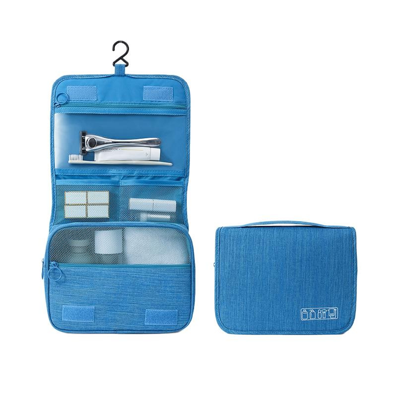 Nueva bolsa de lavado de viaje de tela Oxford bolsa de almacenamiento de maquillaje de moda simple bolsa de lavado de almacenamiento doméstico portátil para mujer