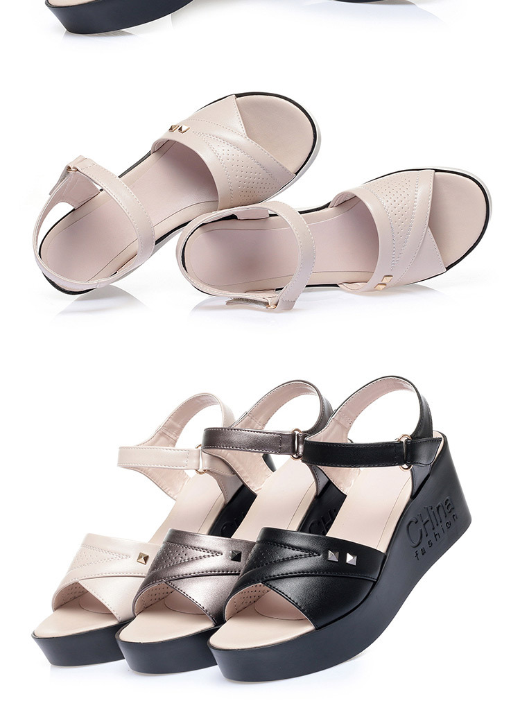 Dép sandal nữ quai chữ V đế bệt chống trượt mùa hè — đen chi tiết 18