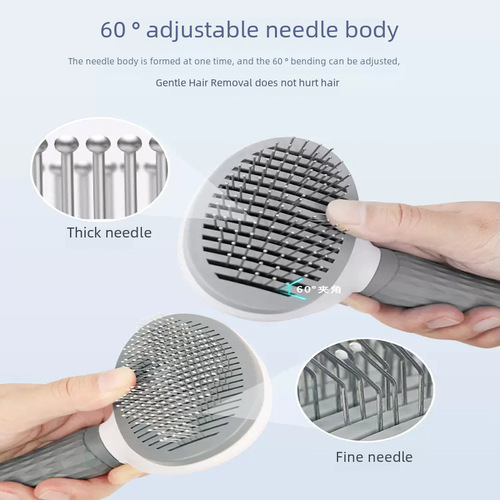 Cat comb, fluff removal needle comb, hair brush, dog comb, Golden Retriever dehairing, one-click dehairing, long hair dedicated pet cat 