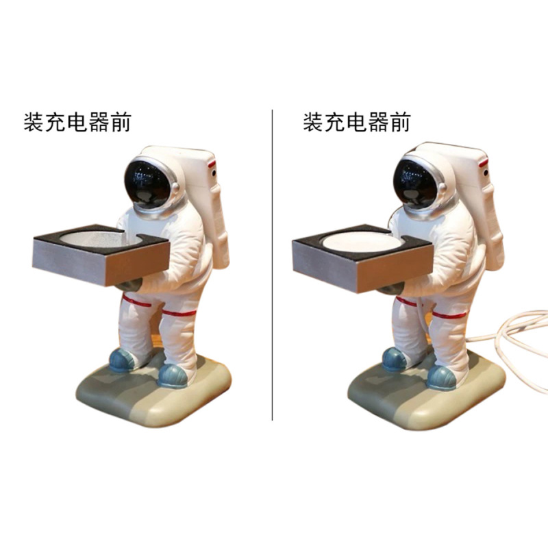创意宇航员手表架托支架展示台托架摆件首饰收纳置物架树脂工艺品|undefined