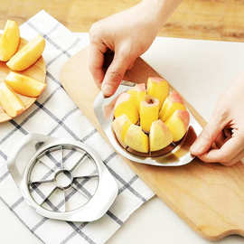 不锈钢苹果切分割器水果分切去核器切果器切片器家用厨房小工具