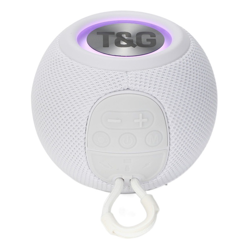 Altavoz Bluetooth TG337 inalámbrico con cubierta de tela, mini altavoz con ranura para tarjeta, graves potentes, portátil, mini altavoz Bluetooth de regalo.