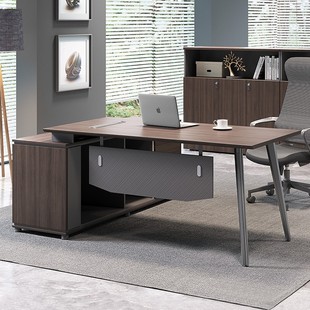Manager Desk and Chair Combination Simple Modern Supervisor Desk Office Furniture President Executive Desk Boss Desk