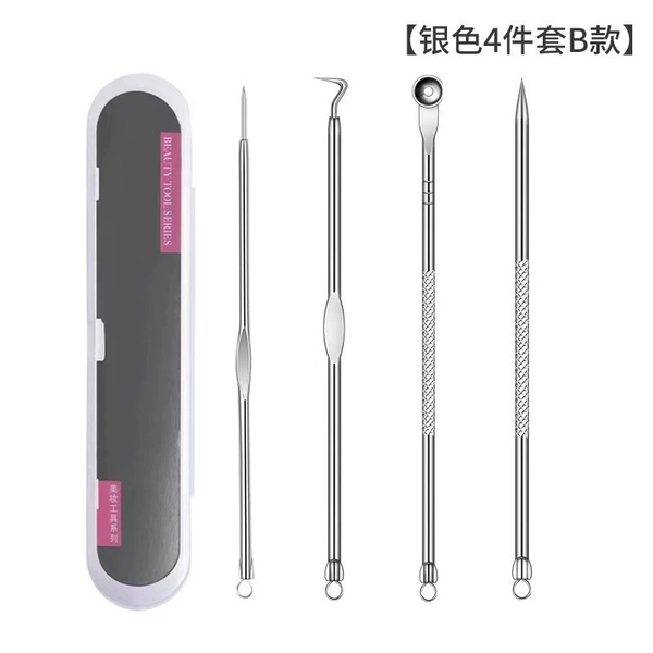 Acne 4 needle B type silver color