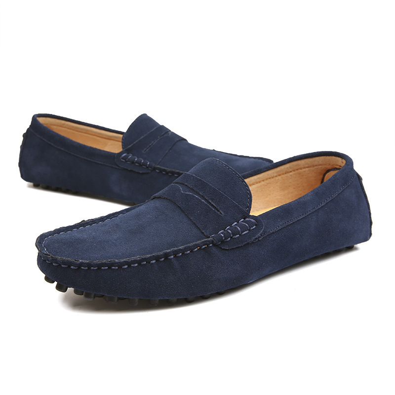 Korean Edition Men's Bean Cover British Casual Driver 48 Large 49 Shoes 2088_voghion.com