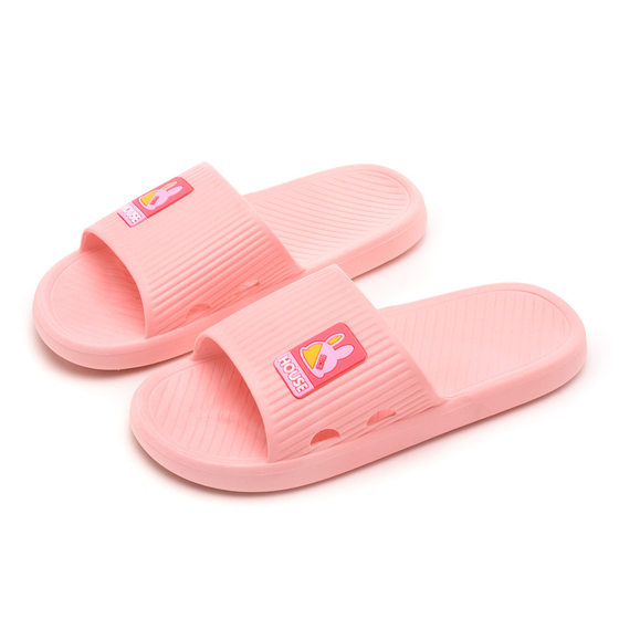 New Bathroom Bathing Home Slippers Indoor Fashion Non-slip Soft Bottom Hotel Household Couple Cute Women's Sandals and Slippers