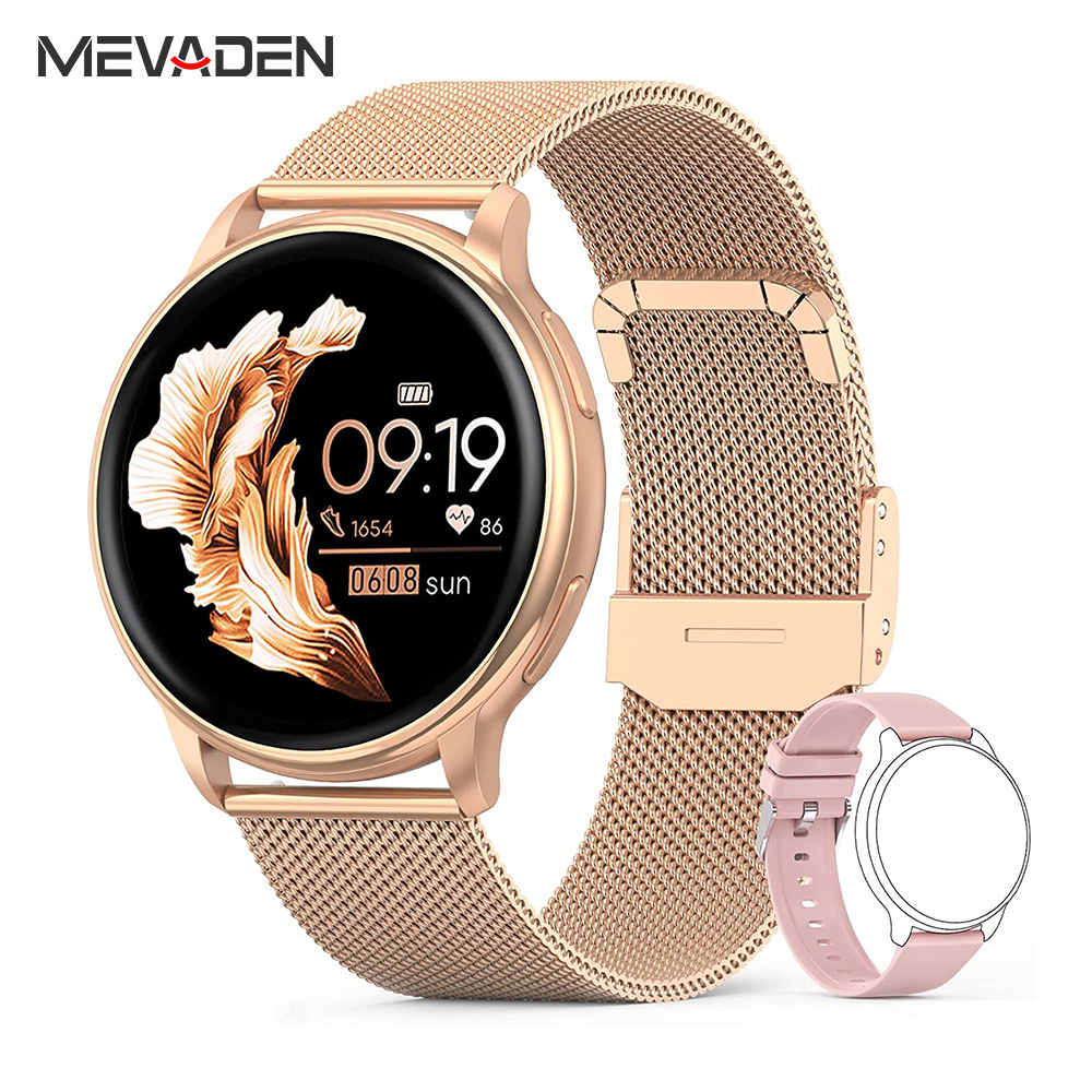 MEVADEN Y22 Bluetooth smart phone watch heart rate blood pressure monitoring AliExpress with MELANDA