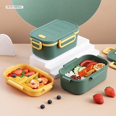 便当盒可微波炉加热专用学生餐盒上班族带饭多层分隔保温桶饭盒