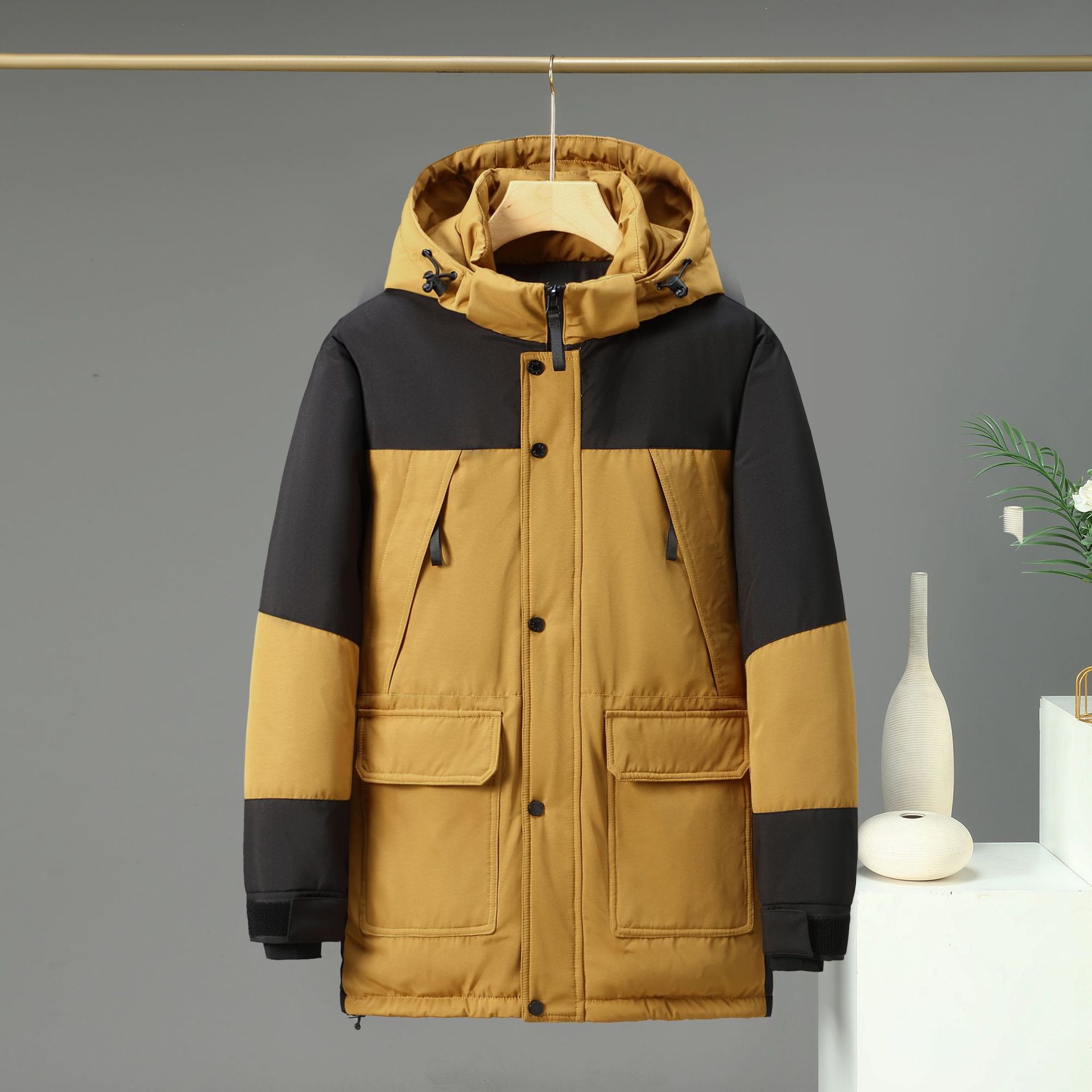 Giacca in cotone da uomo, casual, ispessita, invernale, da esterno_voghion.com